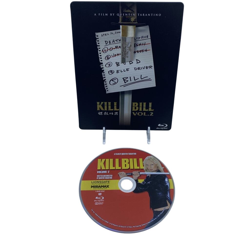 Kill Bill Vol 2 SteelBook Blu-ray Limited Edition OOP Quentin Tarantino